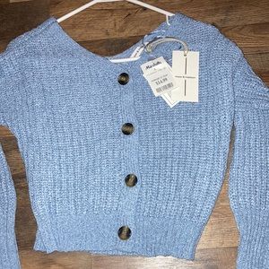 Brand new button up sweater